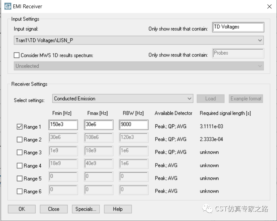 CST2023版新功能01-EMI接收機(jī)仿真