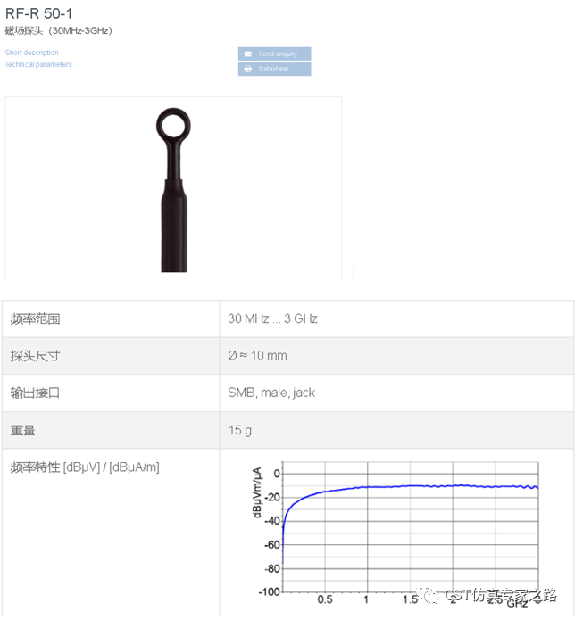 CST仿真PCB近場輻射（二）：近場探頭仿真